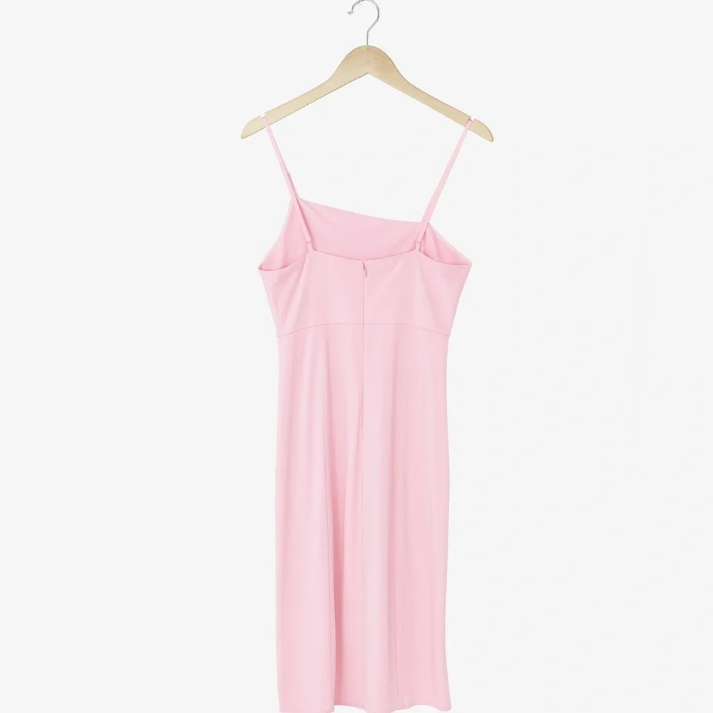 OWIN Women's NEW Adjustable Straps Sleeveless High Waist Split Midi Dress. - Picture 2 of 2